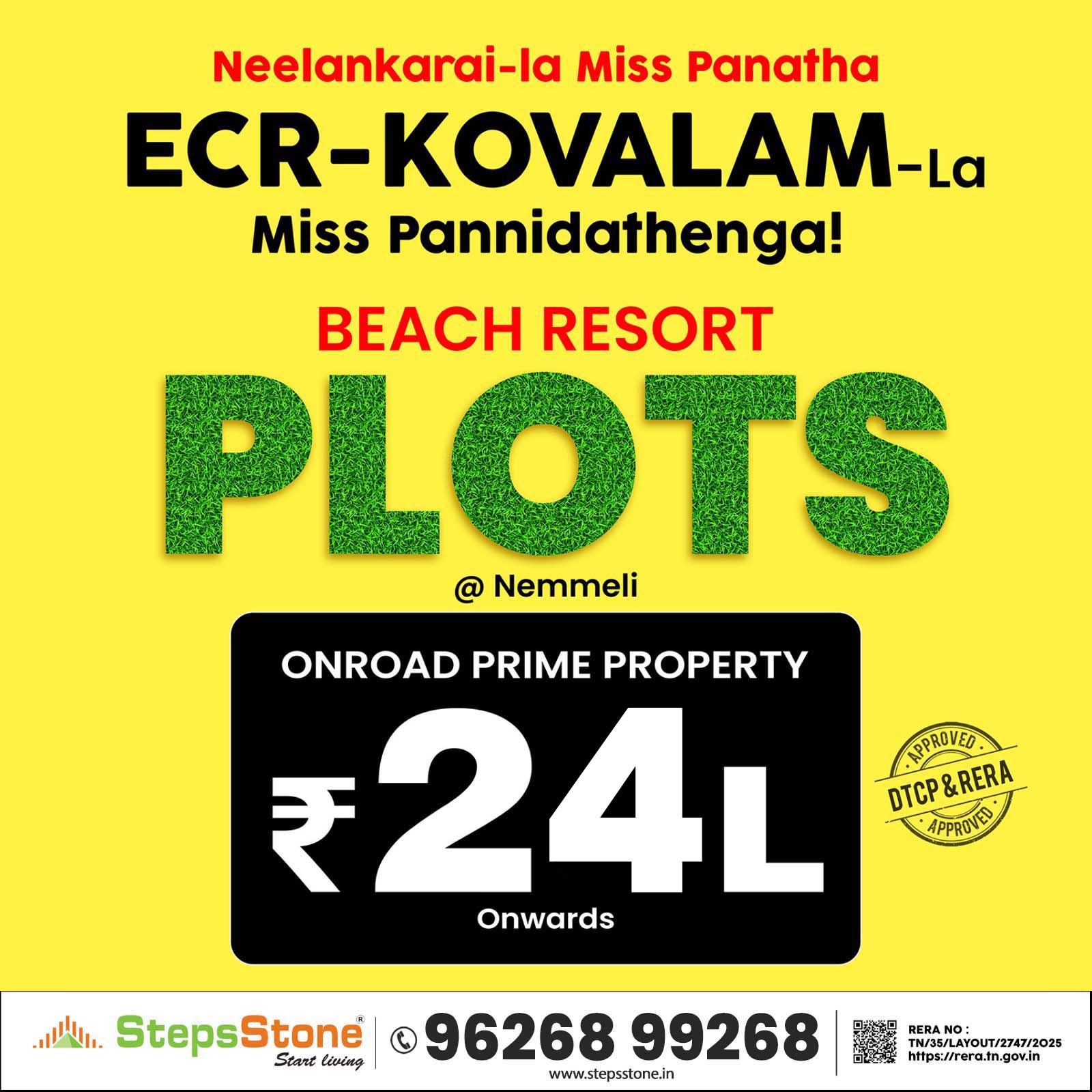 Plots For Sale in Ecr