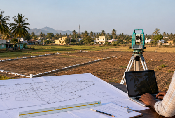 Fmb Sketch For Land In Tamil Nadu